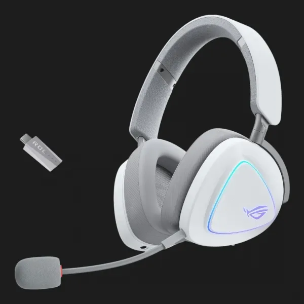 Ігрова гарнітура ASUS ROG Delta II (White) (UA)