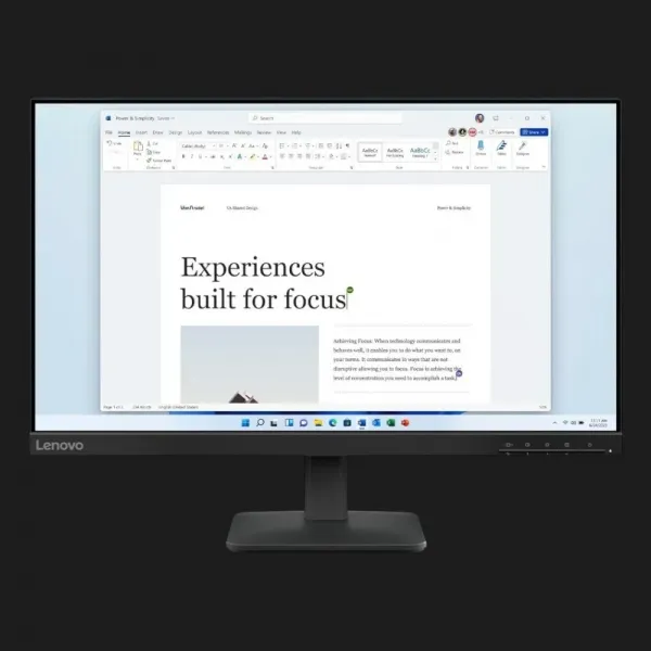 Монітор Lenovo 23.8" L24-4e IPS 100Hz 68C2KAC1UA (UA)