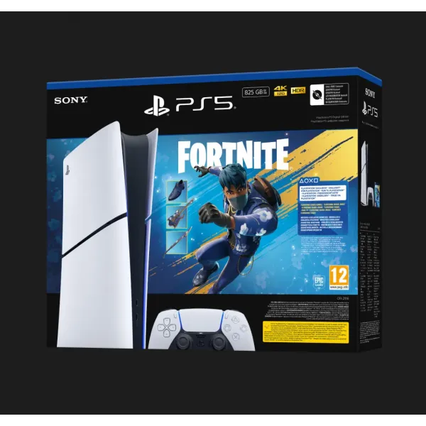 Ігрова приставка Sony PlayStation 5 Slim (Digital Edition) (Fortnite Flowering Chaos Bundle) (825GB) (Standard)
