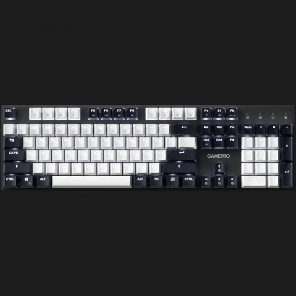 Клавіатура GamePro Genesis Metallic 100% Red switches (Black) (UA)