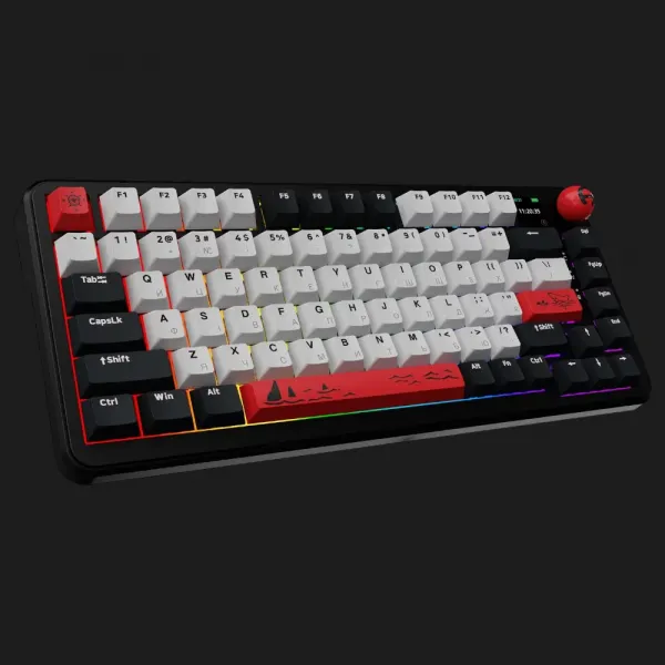 Клавіатура ігрова Ajazz AK820 MAX Avocado Switch (Black) (AK820MAX-AS-BG) (UA)