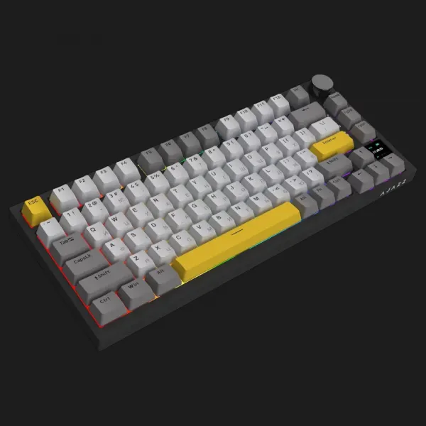 Клавіатура ігрова Ajazz AK820 PRO Gift Switch (Black) (AK820PRO-G-BGY) (UA)