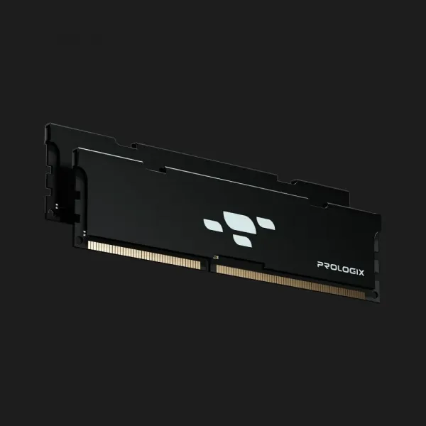 Оперативна памʼять Prologix Black DDR5 32GB 2x16GB 6000MHz (PRO32GB6000B5K)