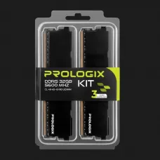Оперативна памʼять Prologix Black DDR5 32GB 2x16GB 5600MHz (PRO32GB5600B5K)