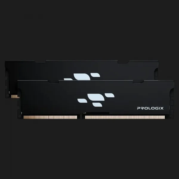 Оперативна памʼять Prologix Black DDR5 32GB 2x16GB 5600MHz (PRO32GB5600B5K)