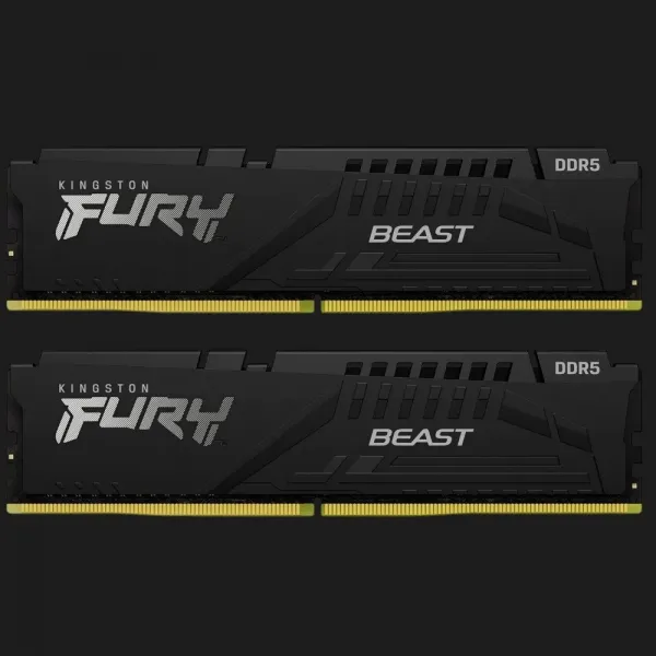 Оперативна памʼять Kingston Fury Beast DDR4 32GB 2x16GB 3200MHz (KF432C16BB1K2/32WP)