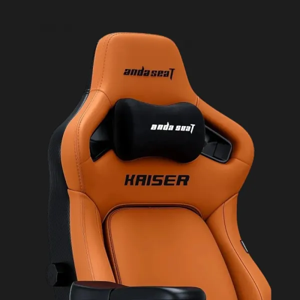 Крісло ігрове Anda Seat Kaiser 4 V2 XL PVC (Orange) (UA)