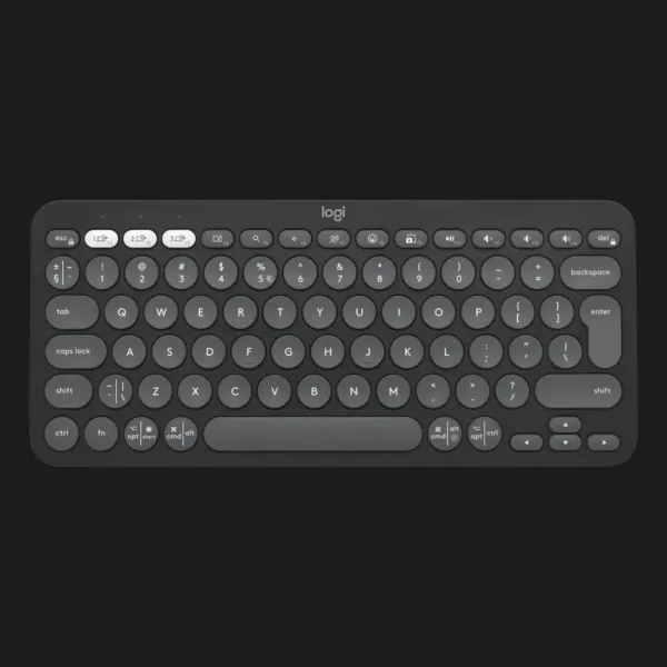 Клавiатура Logitech Pebble Keys 2 K380s (Graphite) (UA)