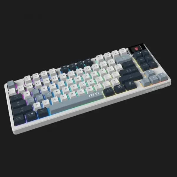 Клавіатура MSI FORGE GK600 TKL Wireless SKY (White) (UA)