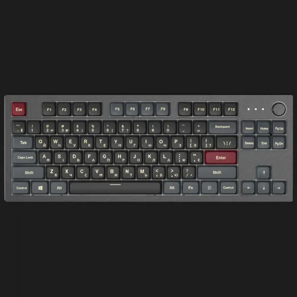 Клавіатура Montech MKey TKL Darkness Red (Black) (UA)