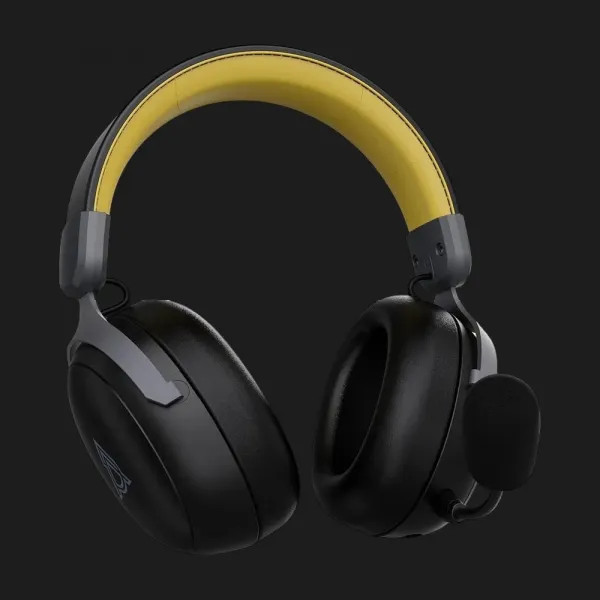 Гарнітура Ajazz AHM08 MAX (Black/Gray/Yellow) (UA)