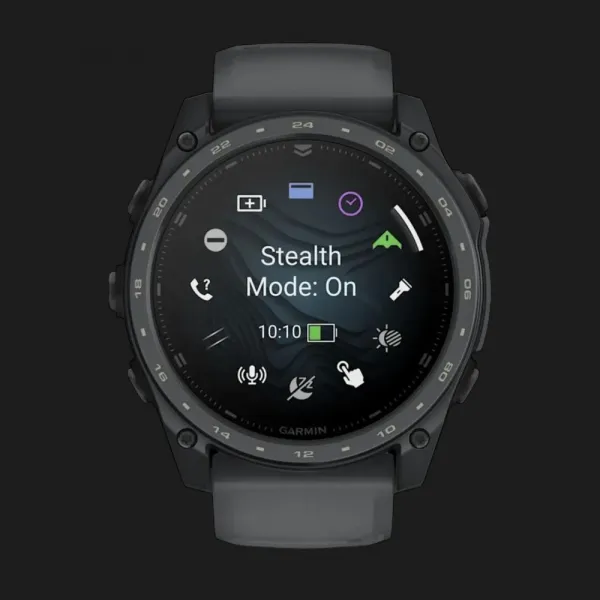 Garmin Tactix 8 51mm AMOLED Slate Gray Cerakote Coating Applied Ballistics Ultralight Solver