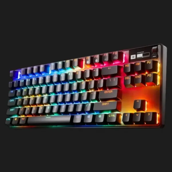 Клавіатура оптична SteelSeries Pro TKL WL Gen 3 HyperMagnetic OmniPoint 3.0 OLED (64871) (UA)