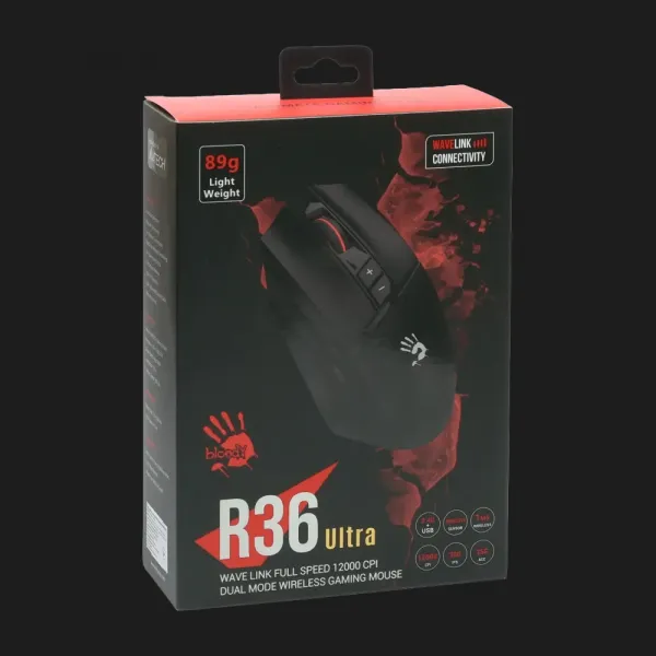 Ігрова миша Bloody R36 Ultra (Stone Black)