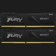 Оперативна памʼять Kingston Fury Beast DDR4 16GB 2x8GB 3200MHz (KF432C16BBK2/16WP)