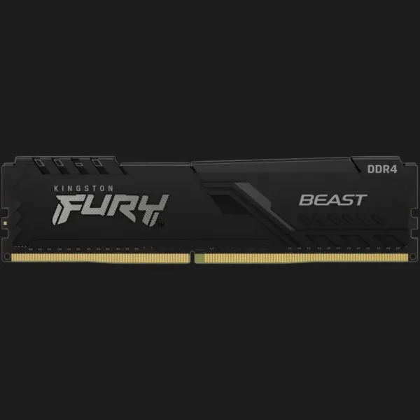 Оперативна памʼять Kingston Fury Beast DDR4 32GB 2x16GB 3200MHz (KF432C16BBK2/32)