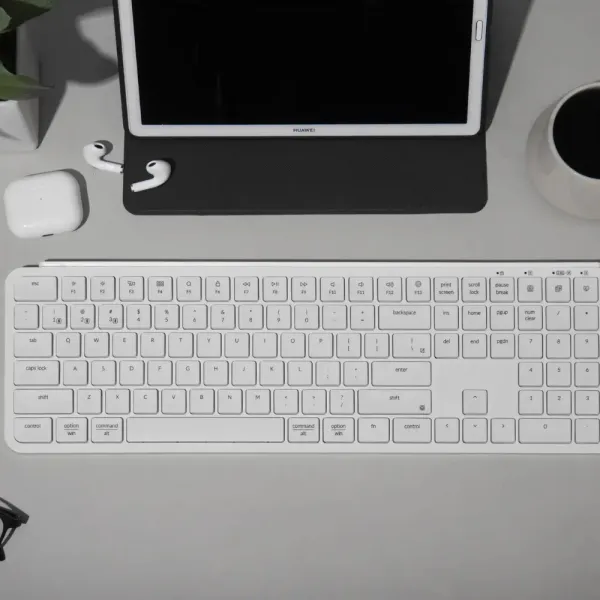 Клавіатура мембрана Keychron B6 Pro Ivory (White) (B6P-K8-UA)