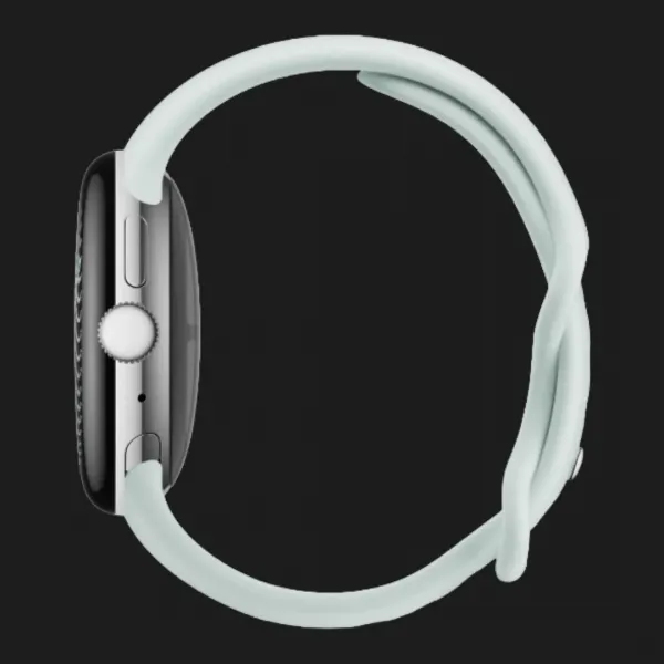 Смарт-годинник Google Pixel Watch 5 41mm Wi-Fi Polished Silver Aluminum Case / Fog Active Band