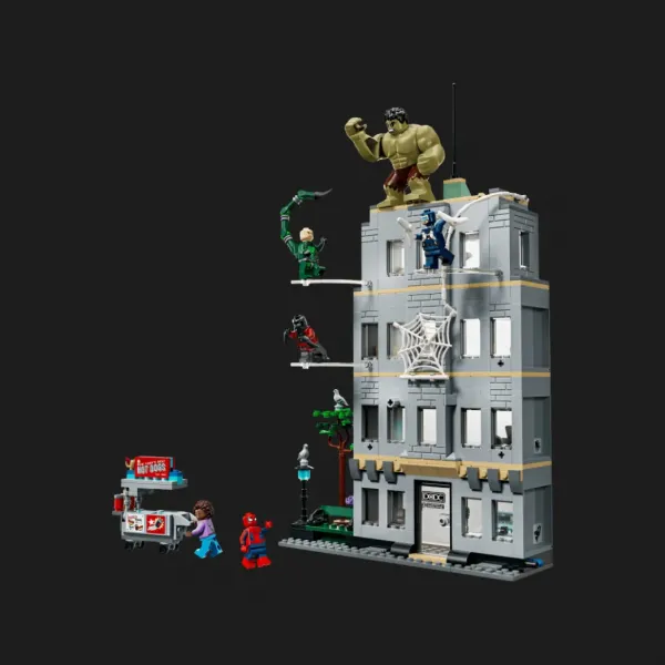 Конструктор LEGO Marvel Епічна сутичка Людини-павука проти Халка (76350)