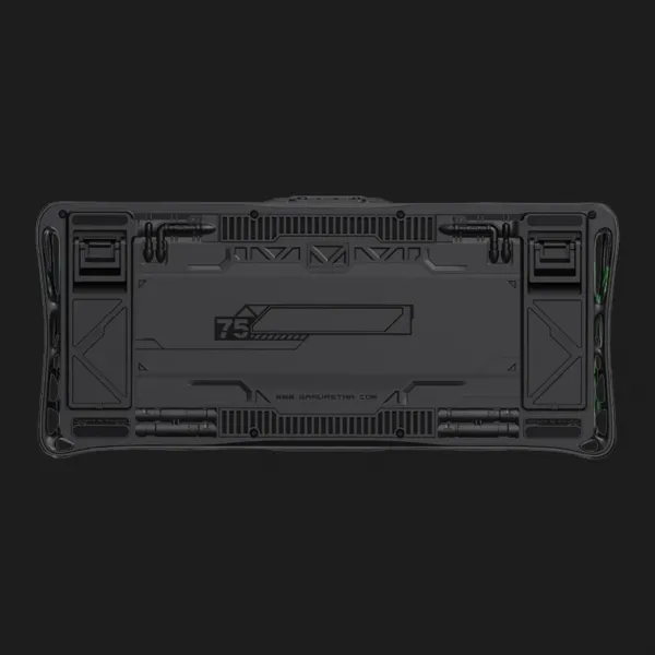 Ігрова клавіатура магнітна GravaStar Mercury V75 80keys Magnetic Jade Pro 8K USB-A RGB Stealth (Black) (GSV75_XTAL_BLK)
