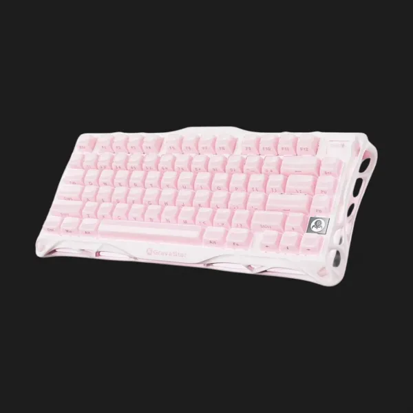 Клавіатура механічна GravaStar Mercury K1 80keys GravaStar x Kailh Cheery Pink EN BT/WL/USB (Pink) (GS_K1_P_PNK)