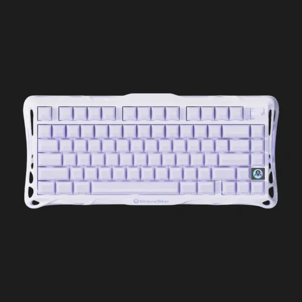 Клавіатура механічна GravaStar Mercury K1 80keys GravaStar x Kailh Cheery Pink EN BT/WL/USB (Lavender Violet) (GSK1_PL)