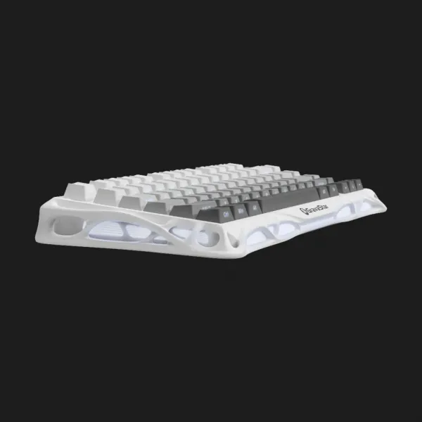 Клавіатура механічна GravaStar Mercury K1 80keys GravaStar x Kailh Cheery Pink EN BT/WL/USB (White) (GSK1_GWHT)