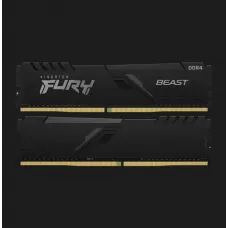 Оперативна памʼять Kingston Fury Beast DDR4 32GB 2x16GB 3600MHz (KF436C18BBK2/32)