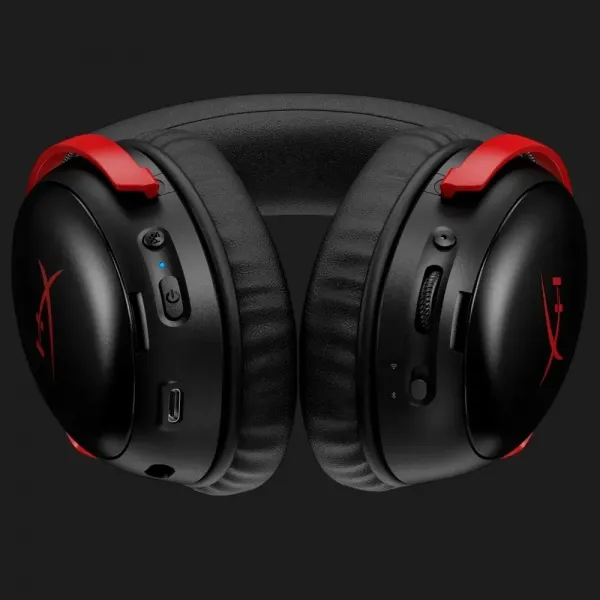 Ігрова гарнітура HyperX Cloud III S Wireless (Black/Red) (UA)