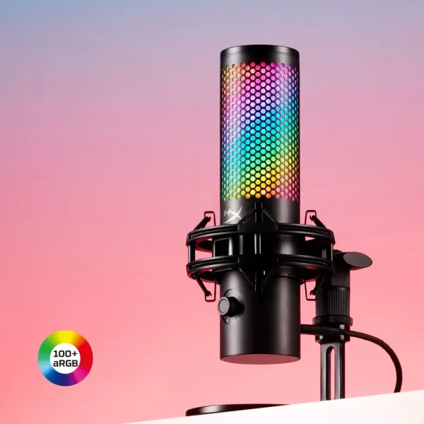 Мікрофон HyperX QuadCast 2 S (Black) RGB (UA)