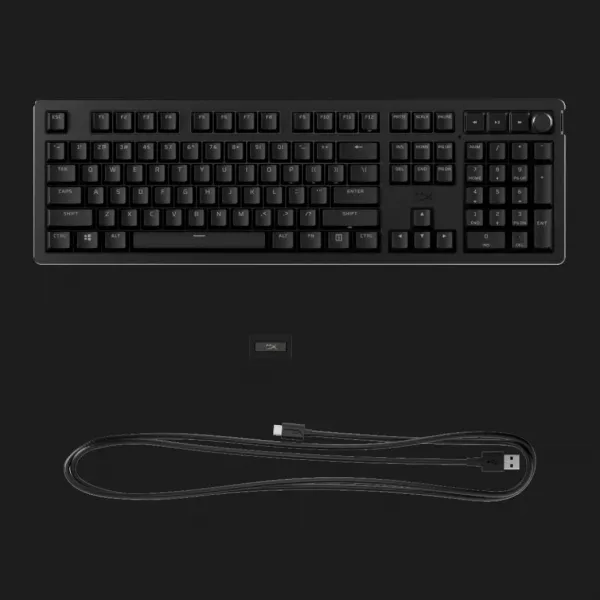 Клавіатура HyperX Alloy Rise PBT HX Red USB (Black) (UA)