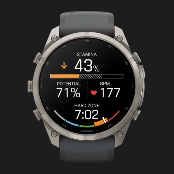 Garmin Fenix 9 Pro 51mm AMOLED Sapphire Titanium with Graphite/Black Silicone Band
