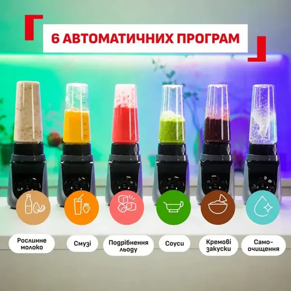 Блендер стаціонарний Tefal Blend Up Essential BL1EHBF0 (Charcoal Gray)