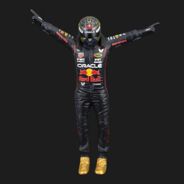 Автомодель із фігуркою Bburago Raсe — Red Bull Racing RB19 в асортименті (1:24) (18-28036)