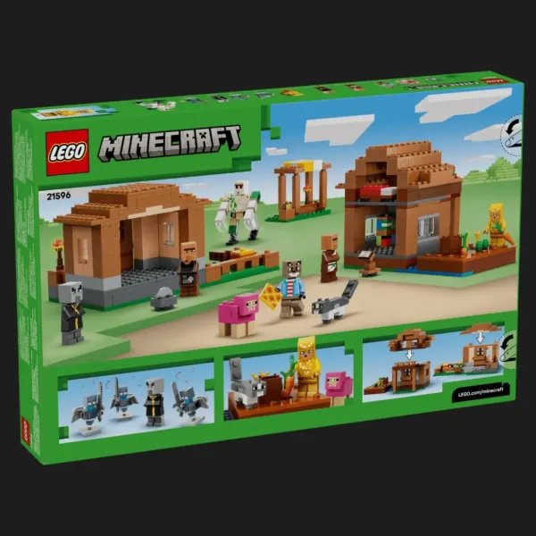 Конструктор LEGO Minecraft Напад викликача на село (21596)