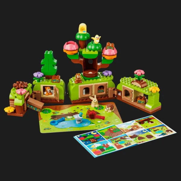 Конструктор LEGO DUPLO Ліс відкриттів із дикими тваринами (10480)