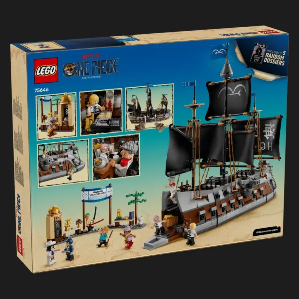 Конструктор LEGO One Piece Морський бойовий корабель Ґарпа (75646)
