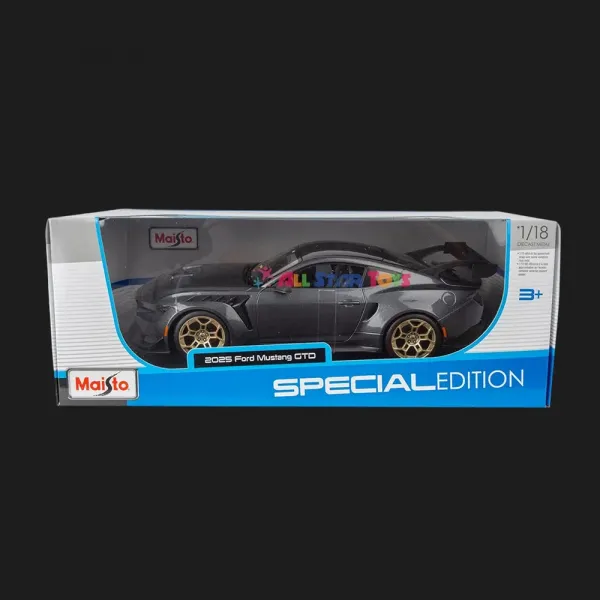 Машинка Maisto 2025 Ford Mustang GTD (1:18) (31468 met.gray)
