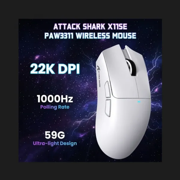 Ігрова миша Attack Shark X11SE (White) (UA)