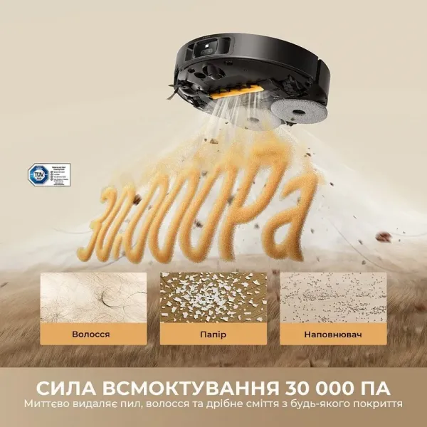 Робот-пилосос Dreame L50s Pro Ultra (Black)