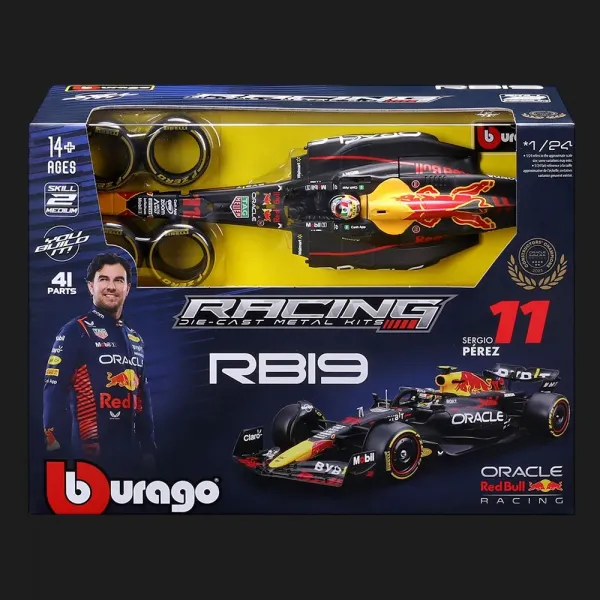 Авто-конструктор Bburago — Oracle Red Bull Racing RB19 в асортименті (1:24) (18-28507)