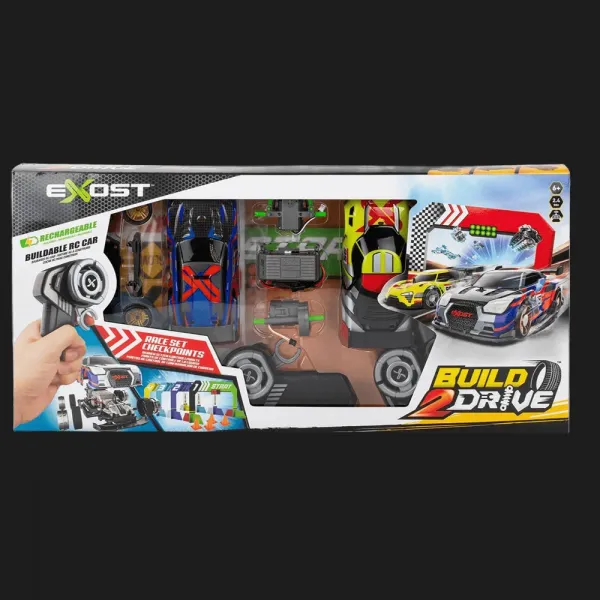 Ігровий набір на р/к Silverlit Build 2 Drive Duo Pack Race Set 2,4 GHz (ГГц) (20705) (Blue/Yellow)