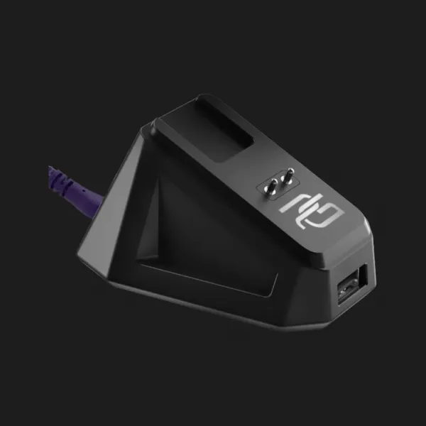 Бездротова ігрова миша Proove Gaming Superfight Wireless with charging dock (Black/Purple) (WMSW00122001)
