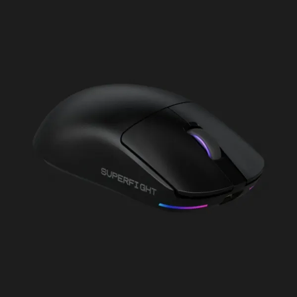 Бездротова ігрова миша Proove Gaming Superfight Wireless with charging dock (Black/Purple) (WMSW00122001)