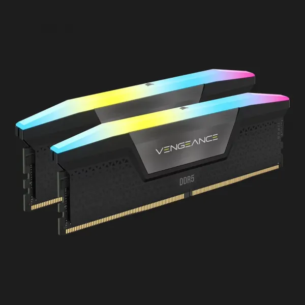 Оперативна памʼять Corsair 32GB (2x16GB) DDR5 6000 MHz Vengeance RGB (CMH32GX5M2E6000C36)