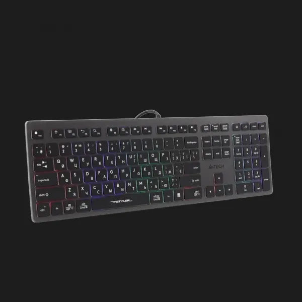 Клавіатура A4Tech FX60H USB (Gray) Neon backlit (FX60H)