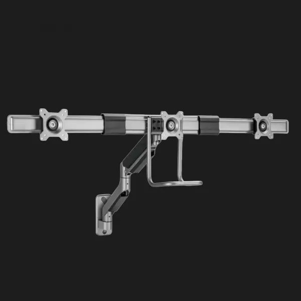 Кронштейн Gembird для 3 моніторів 17-27" (до 6 кг) (MA-WA3-01) (Gray)