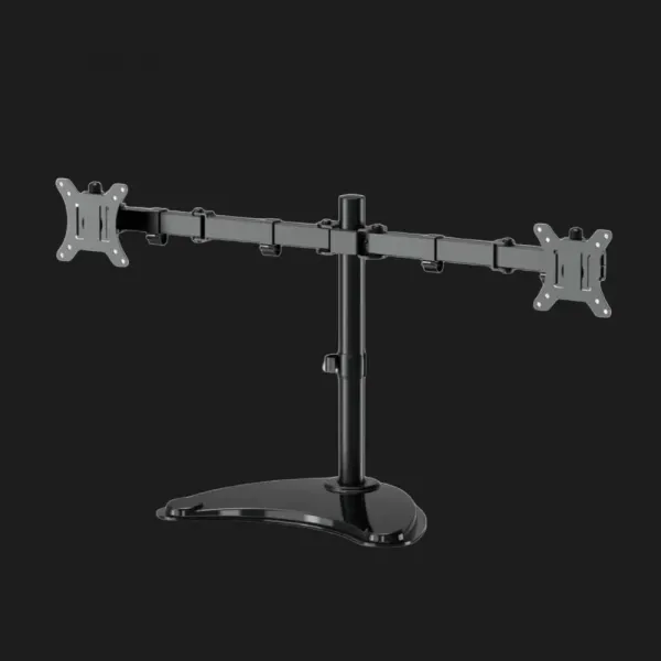 Ніжка-кронштейн для 2 моніторів 17-32" (до 8 кг) (MS-D2ST-02) (Black)
