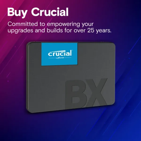 Накопичувач SSD Crucial BX500 4TB SATA (CT4000BX500SSD1)