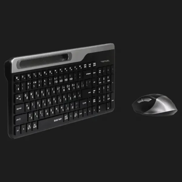 Комплект бездротовий клавіатура + миша A4Tech FB2535C (Smoky Gray)